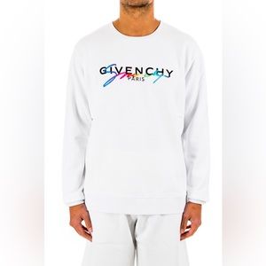 AUTHENTIC GIVENCHY RAINBOW LOGO SWEATSHIRT